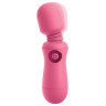 Вібратор мікрофон OMG! Wands #Enjoy, з гнучкою головкою, рожевого кольору, 15 х 4 см