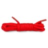 Бондажна мотузка Easytoys, нейлонова, червона, 5 м