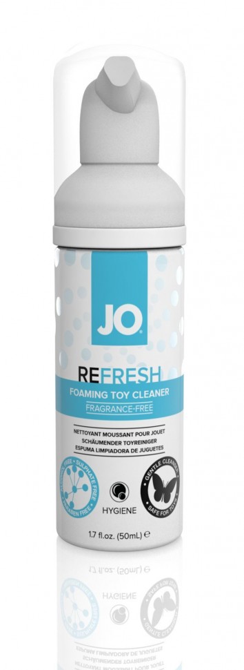 М’яка пінка для очищення іграшок System JO REFRESH (50 мл), дезінфекційна, проникає глибоко