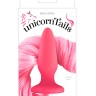 Анальна пробка із хвостом поні, Unicorn Tails, NS Novelties pink