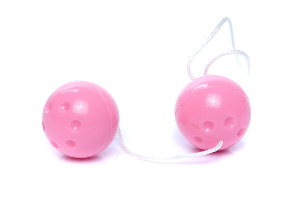 Вагінальні кульки Duo balls Light Pink, BS6700032