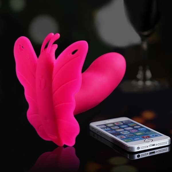 Стимулятор для клитора Realov Lydia I - Smart Butterfly Vibe - App Control (розовый)