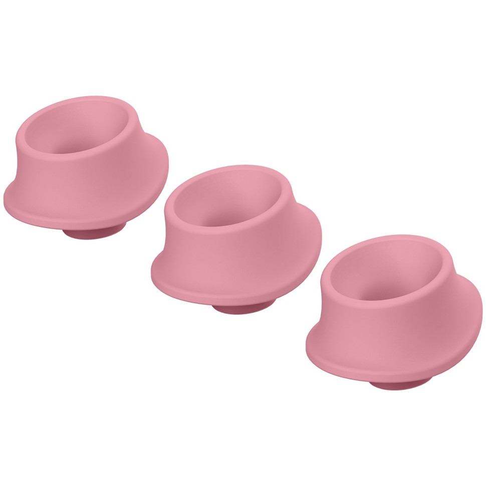 Змінні насадки Womanizer Premium Eco (3 шт.), L, рожеві