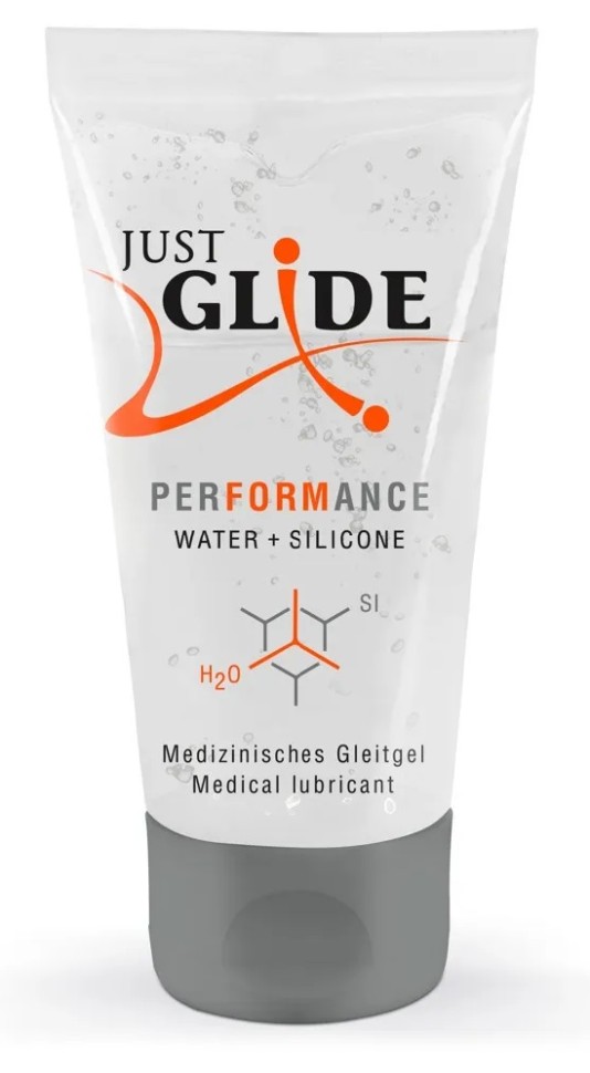 Гібридний гель-лубрикант Just Glide Performance, 50 ml