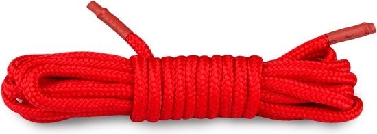 Бондажна мотузка Easytoys, нейлонова, червона, 10 м