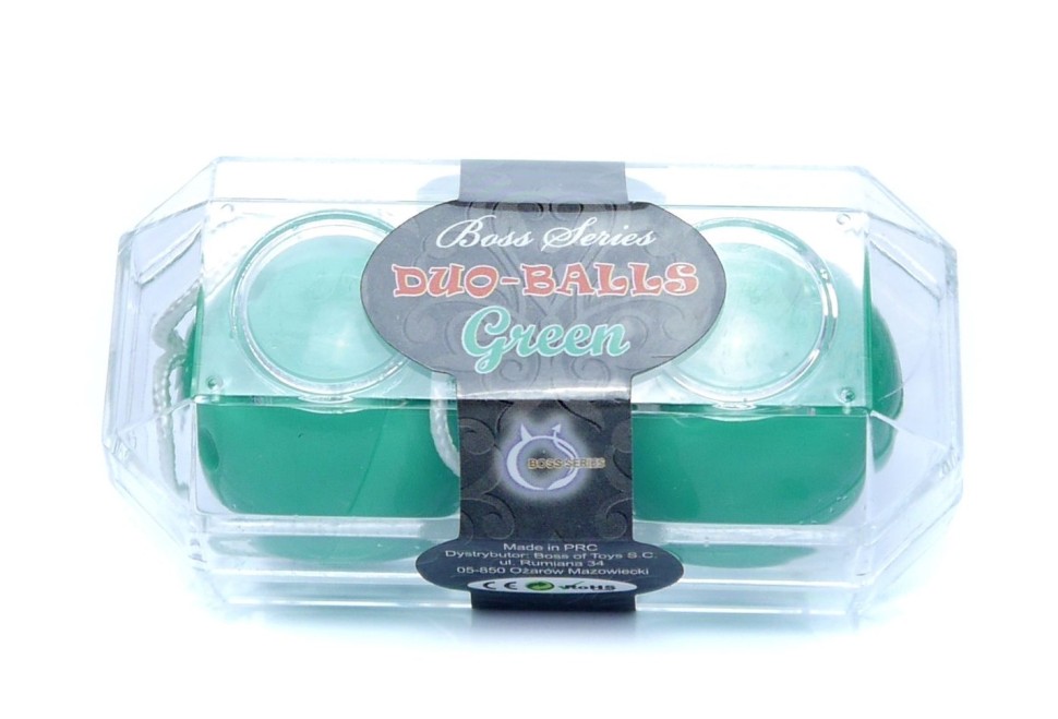 Вагінальні кульки Duo balls Green, BS6700025
