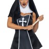 Leg Avenue - Naughty Nun - Сексуальний костюм черниці, XS