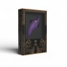 Вібратор 2в1 з язичком Zalo — Hero Twilight Purple, кристал Swarovski