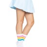 Шкарпетки жіночі в смужку Leg Avenue Pride crew socks Pansexual, 37–43 розмір