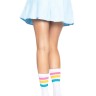 Шкарпетки жіночі в смужку Leg Avenue Pride crew socks Pansexual, 37–43 розмір