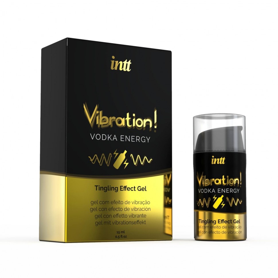 Жидкий вибратор Intt Vibration Vodka (15 мл) (мятая упаковка)
